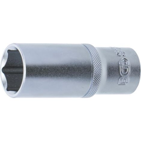 1 - Douille - Clé - Six Pans - Transmission Pro Torque - Usage Mécanique - Chromé Mat - 23x12,5cm (1/4)