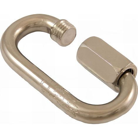 Maillon rapide inox A4 D 8.0 x 75 mm