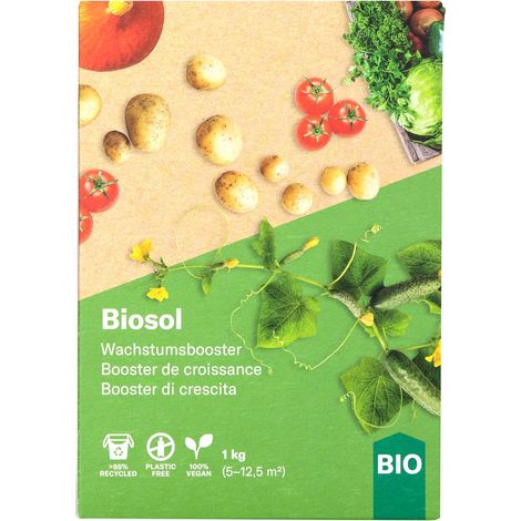 Andermatt Biogarten Biosol Wachstumsbooster vegan Feststoffdünger - 1 kg