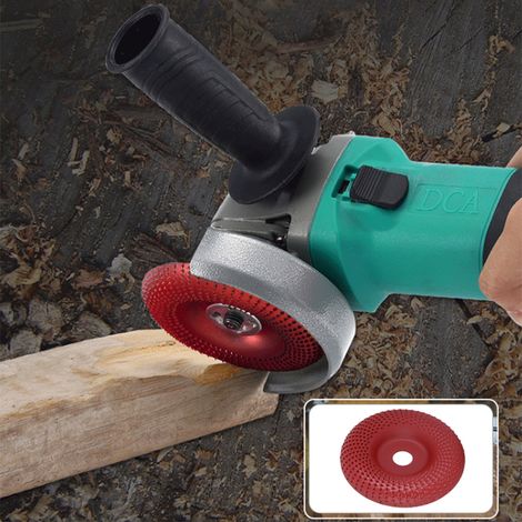 Stahlschleifscheibe für Holzbearbeitung, Formscheibe, Zubehör für Elektrowerkzeuge, Metallteile, gebogene Wurzelschnitzscheibe Claret E1-435 (1/5)