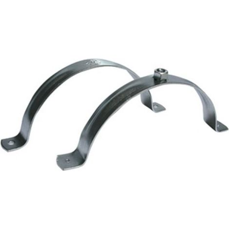 COLLARE PER TUBI PE &ampamp PVC IN ACCIAIO ZINCATO Diam. 200mm