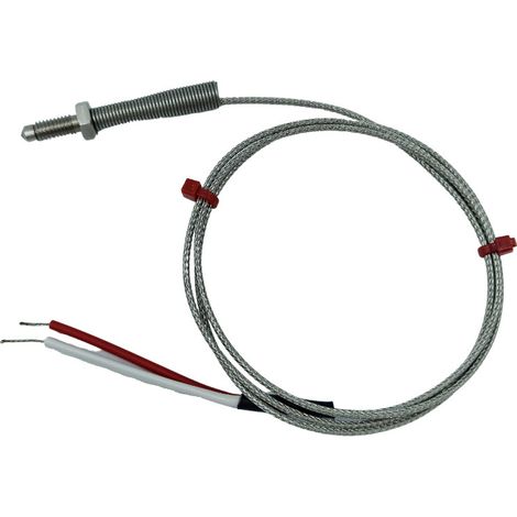 Thermocouple pour buse RS PRO type K Ø M6 x 1mm, L 1m, +350°C max à Raccord dénudé ( Prix pour 1 )