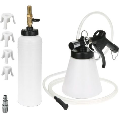 Kit neumático de purga de líquido de frenos de 1,75 L, bomba de extracción de aire para automóviles, herramienta de purga de aceite. (1/5)