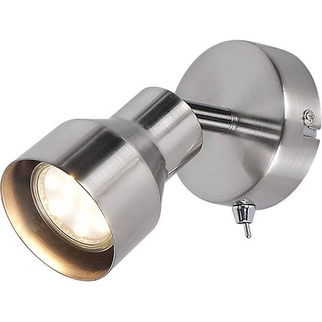 BLAKE, INDOOR METAL SPOT LAMP, GU10 1X MAX 50W, SATIN CHROME (1/5)