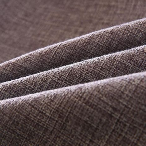Coussin de Chaise - - Carré - 40x40x8cm - Coton - Gris - Déhoussable (1/4)