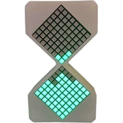 Elektronische Sanduhr, LED-Sanduhr, Ornamente, Grün