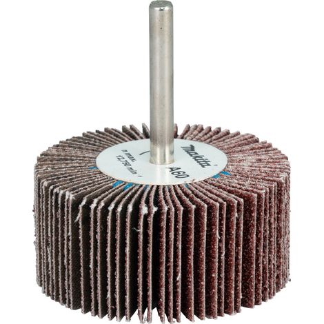 D-75845 Spazzola carte abrasive trapano, Ø60 x 30 mm, A60