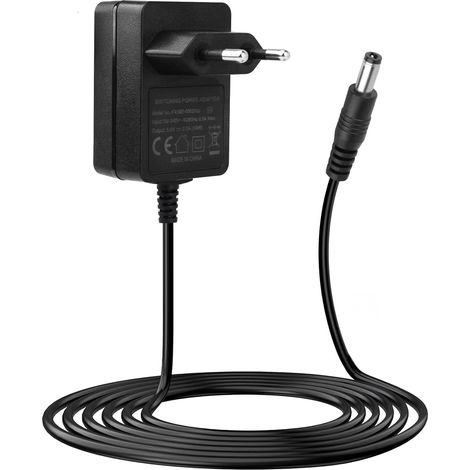 Alimentation 5V 2A Universelle, Adaptateur Secteur AC 100-240V vers DC 5V avec Fiche Jack 5.5 x 2.1mm, Câble d'alimentation Compatible avec Android TV Box, MXQ Pro, X96, Routeur, Caméra et Bande LED