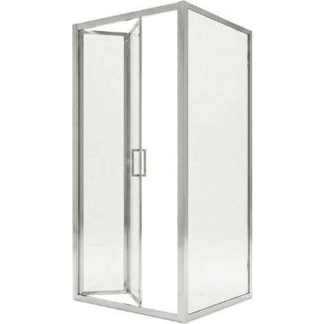 Box Doccia 70x90 Angolare Porta a Soffietto con Fisso H190