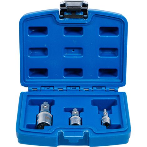 Juego de extensiones con soporte magnético  6,3 mm (1/4") / 10 mm (3/8") / 12,5 mm (1/2")  3 piezas (1/5)