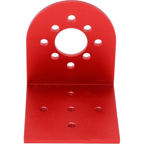 L-förmige RC-Motorhalterung aus Metall für bürstenlose Motoren der Baureihen 4082 und 5055, 25 mm/30 mm Lochabstand, rot (1/5)