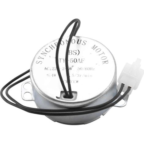 1 Moteur de retournement automatique d'œufs pour incubateur, moteur synchrone 220V-- (1/5)