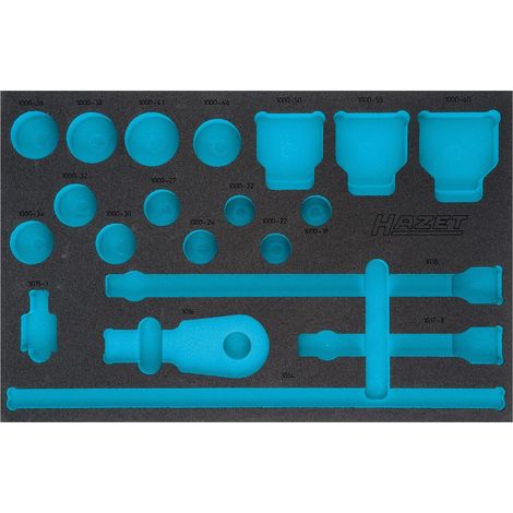 Garniture en mousse souple bimatière 163-406L HAZET (1/2)