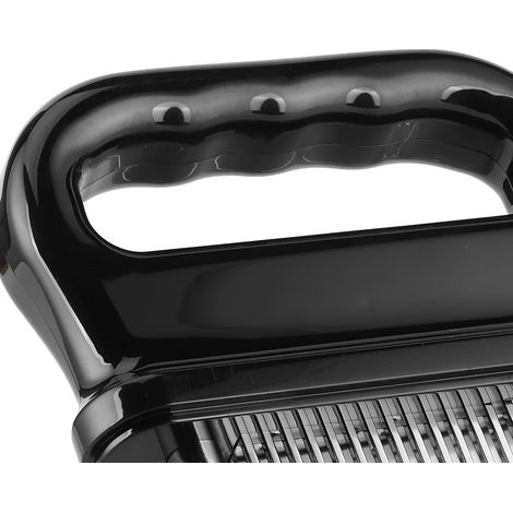 Marteau à Aiguilles 48 Pointes pour Tendre la Viande, ABS Noir, Tenderizer avec Manche Ergonomique, 16x16x3cm, pour Bœuf Poulet Porc Steak (1/5)