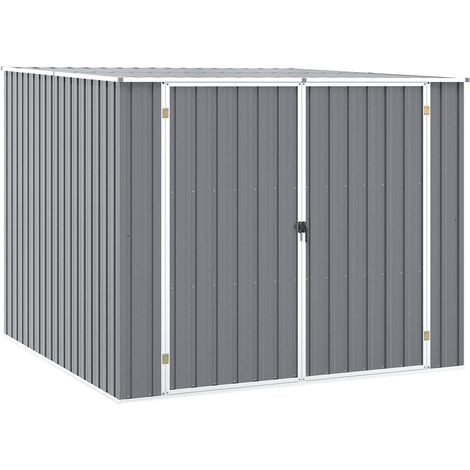 Maison Exclusive - Capanno da Giardino Grigio 195x198x159 cm in Acciaio Zincato (1/5)