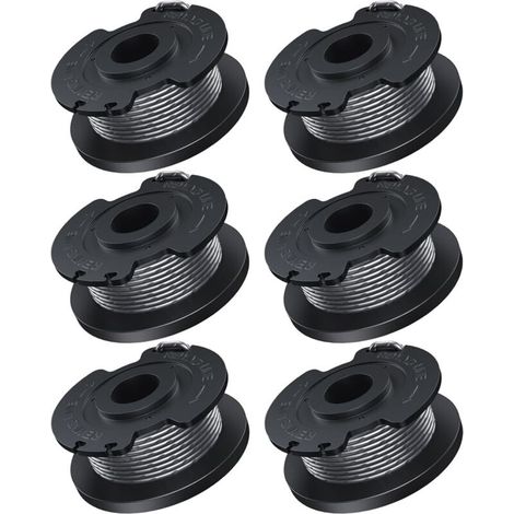 1,6 mm Durchmesser, 5 m Länge, Rasentrimmerfaden kompatibel mit Bosch, geeignet für EasyGrassCut Akku-Rasentrimmer, enthält 6 Stück F016800569 Rasentrimmerspule (1/4)
