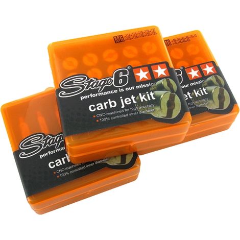 Set di 10 getti principali Stage6 Dellorto da 6 mm (112-135)