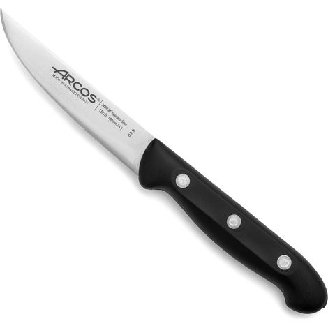 Gemüsemesser Arcos Maitre 150500 aus Nitrum-Edelstahl und mango aus Polypropylen mit 10,5 cm Klinge im Blister.