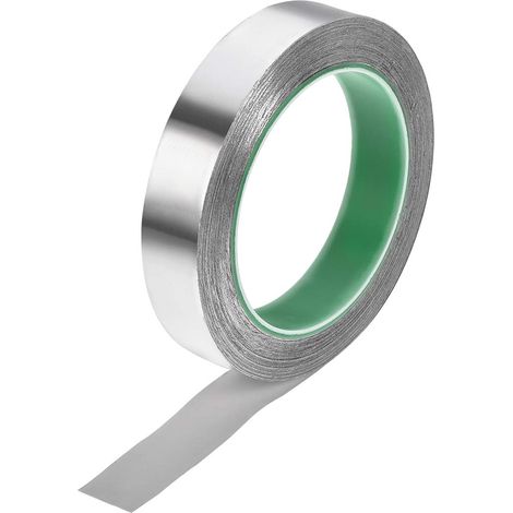 Aluminium Feuille Ruban Température Ruban 20mm pour HVAC Étanchéité Réparation Chaud et Froid Air Conduits Adhésif Ruban 20m/65 Pieds (1/4)