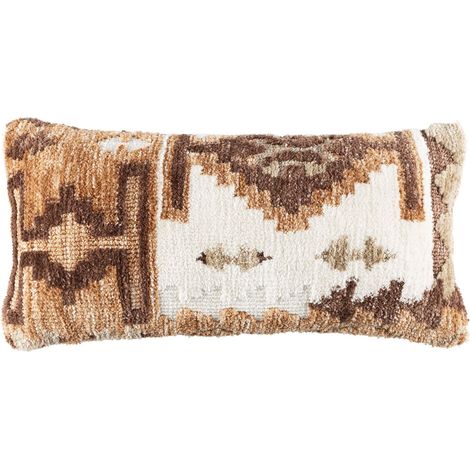 Coussin, Coussin Dutchbone Maron 45x45 cm Marron en Fabric, BOITE A DESIGN (1/5)