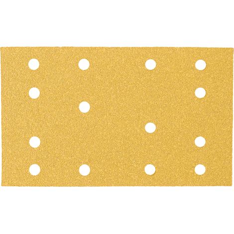 STIER Schleifstreifen Universal 80 x 133, P180, 50 Stk., 14-Loch, Korund, Latexhaltiges flexibles C-Papier (1/5)