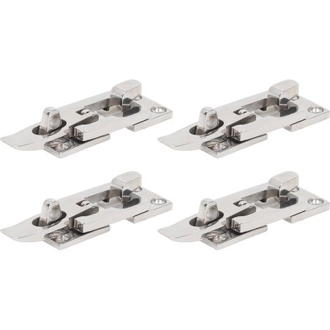 Verrou de serrage antichoc robuste en acier inoxydable 316, vendu par paquets de 4. Quincaillerie, loquets verrouillables en acier inoxydable. (1/5)