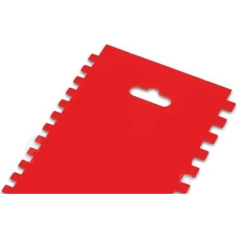 espatula 120x175 mm plastico dentados 5-6-8 mm ebertools expert