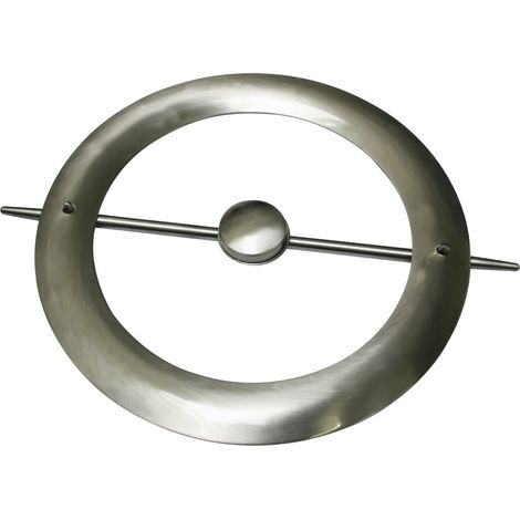 Gardinia Dekoring edelstahl-optik, Ø 18 cm Wandbehang (1/2)