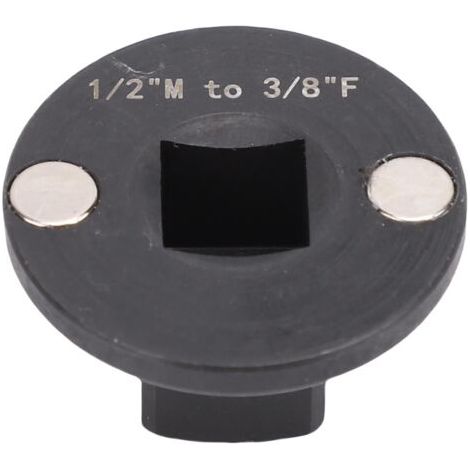 BUNTHAUS Adaptateur de douille à impact extra-plat, réducteur de vitesse, en métal haute résistance pour espaces restreints, 1/2 po M-3/8 po F (1/5)