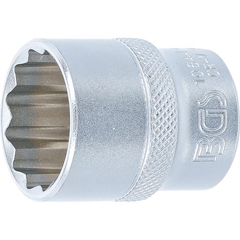 Dado bgs technic cromado 24 mm acero 12 5 mm (1/3)