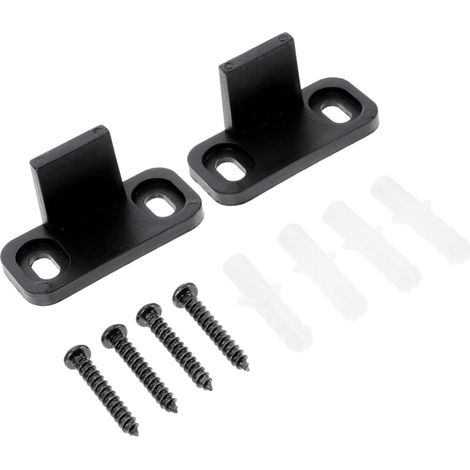 Guide de sol pour porte coulissante noir (1/5)