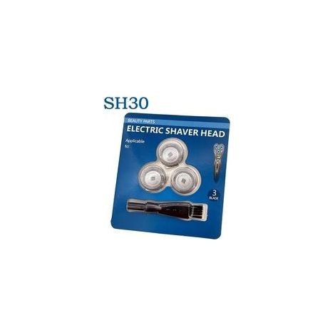 Lames SH30/50, lot de 3 avec joint d'étanchéité, compatibles avec les têtes de rechange des rasoirs S5000 et S1000 (1/4)