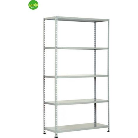 Scaffale Prometal classic grigio 186 x 100 x 30 cm