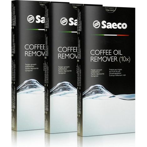 Set von 3 Boxen entfangener Pastillen (x10) für Espresso Saeco Coffee Machine, Philips - CA6704/99