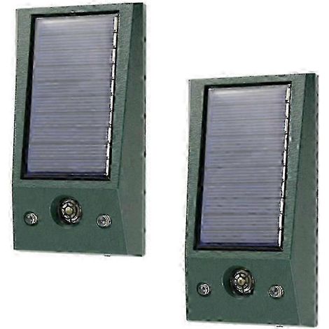 Nouveau répulsif à oiseaux électronique ultrasonique à énergie solaire, étanche, anti-pigeons (1/5)