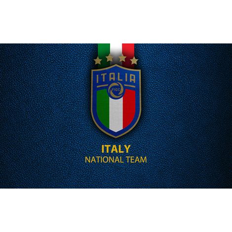 Papier peint panoramique Foot / Football - FIGC Italia - 130 cm x 81 cm (1/2)