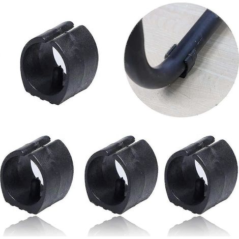 50 pièces de patins de chaise en plastique en forme de U, embouts de pieds de chaise en plastique en forme de U, coussins de protection pour les pieds (25 mm) (1/5)
