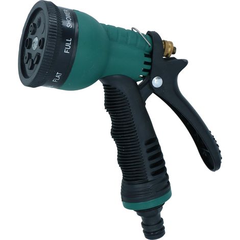 Tuyau flexible Pistolet arrosage 6 Fonctions Buse/grip antidérapant en caoutc