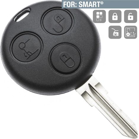 Boitier plip remplacement 3 boutons Smart Fortwo, Roadster (1/2)