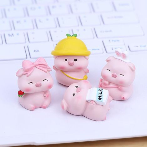 dcoration De Voiture Cochon Rose Mignon, Accessoires De Voiture En Rsine Dcoration De Jouet Dcoration De Tableau De Bord Dcoration Intrieure Dcora (1/5)