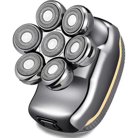 Sans fil de charge du rasoir rasoir électrique pour hommes 6-en-1 pour les hommes chauves étanche rasoir tondeuse à barbe humide (1/5)
