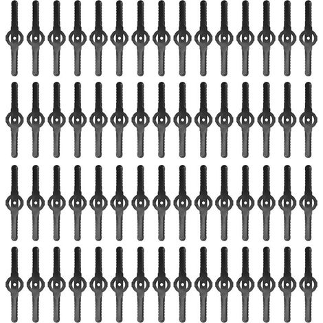 Ersatzklinge für Freischneider – 14 cm – Aus ABS – Schwarz – 60er-Packung (1/5)