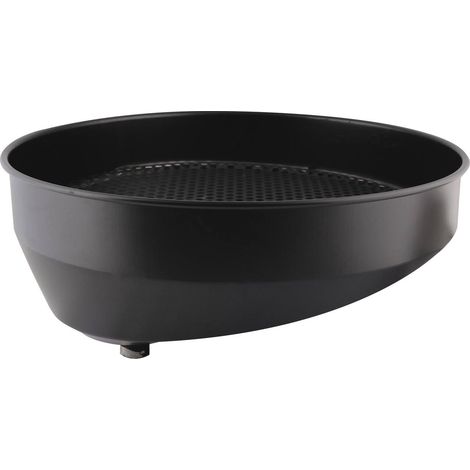 Vasque ø420mm + grille à visser 3/4" pour récupérateur d'huile HU 0079BL - SA 0118 - CLAS Equipements