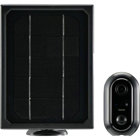 00176648 Hama Überwachungskamera, WLAN-Kamera outdoor, Akku, Solar, Aufzeichnung, 1080p sans fil IP Caméra de surveillance W284013 (1/5)