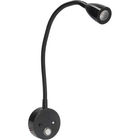 Leselampe für den Innenbereich von Wohnmobil, Auto und Boot – Schwarz, verstellbar und dimmbar, 10–30 V (1/5)