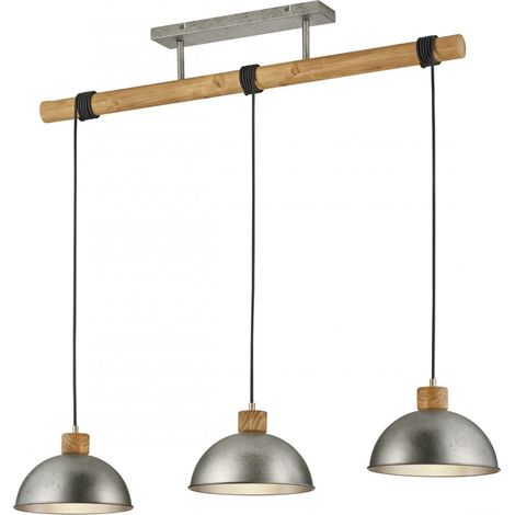 Aufhängung 3 Kuppeln Antik Nickel Metall Delhi Trio Beleuchtung (1/5)