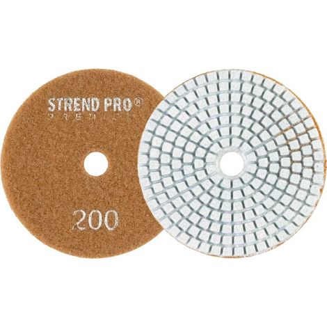 Scheibe Strend Pro Premium P200, 100 mm, Polierscheibe, Diamant, Klettverschluss (1/5)
