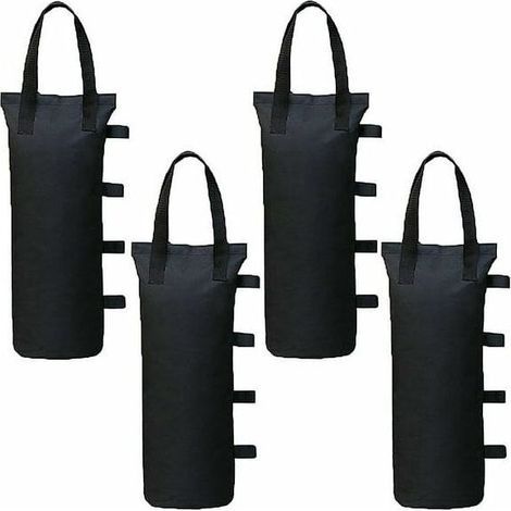 Lot de 4 sacs de lestage en tissu résistant pour tonnelle, pavillon ou parasol – remplissables avec sable ou gravier (1/5)