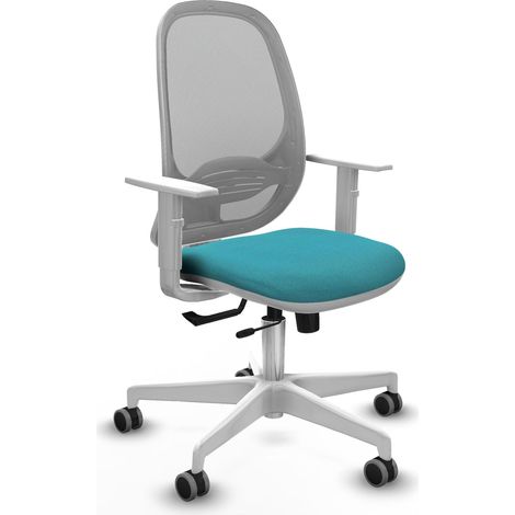 Silla de oficina piqueras y crespo Cilanco blanco espuma cómoda (1/2)