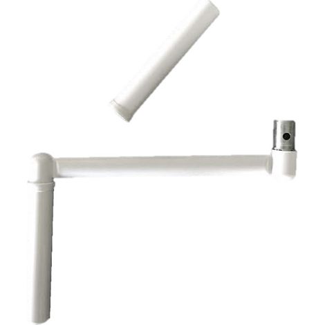 Zurfluh Feller – Poignée de manivelle pour volet roulant – Longueur 180mm – Poignée inférieure Ø 18 en polyamide – Compatible tringle Ø 12mm